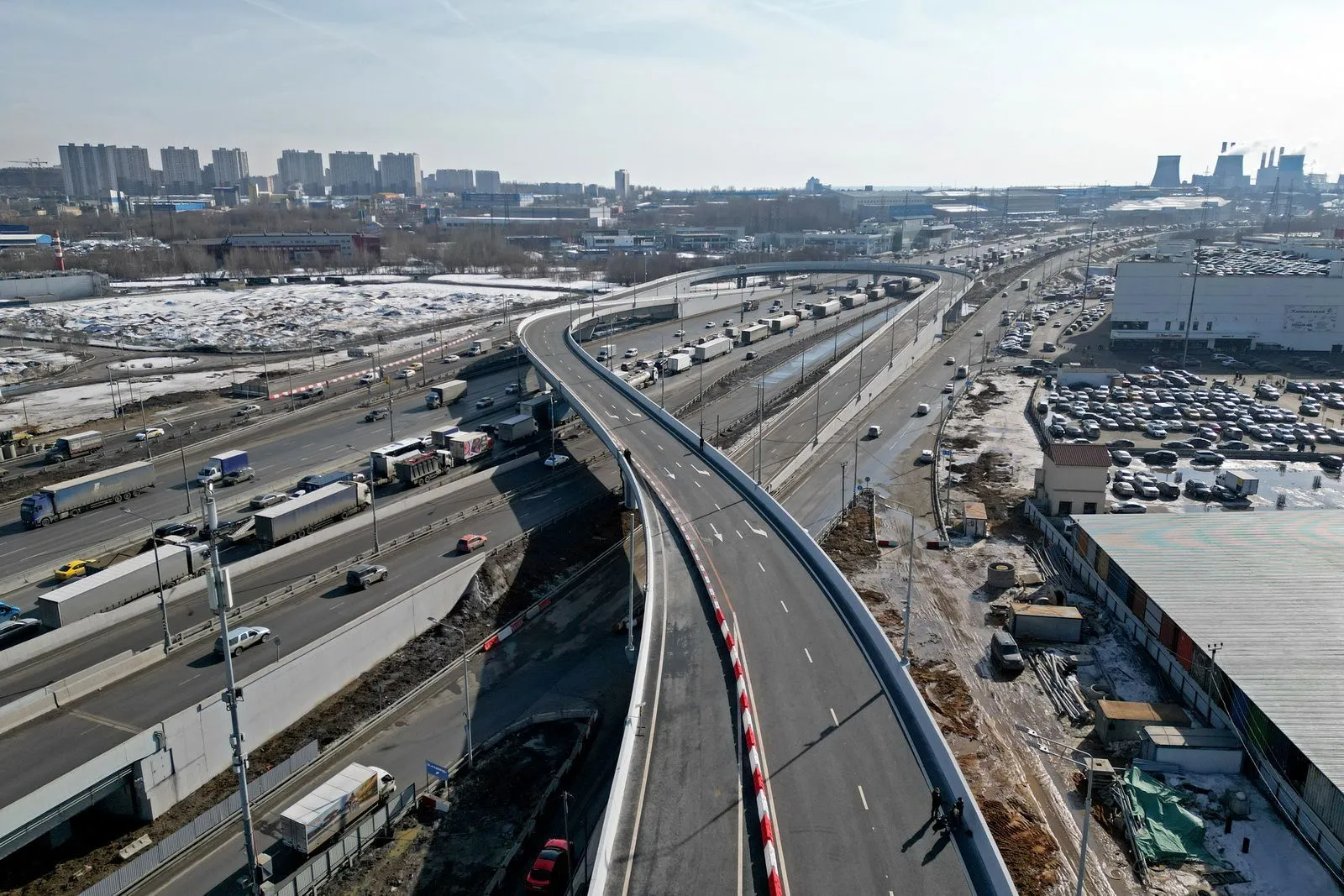 ООО «Москабелльторг» поставила кабельную продукцию для реконструкции транспортной развязки МКАД, в районе улицы Верхние Поля