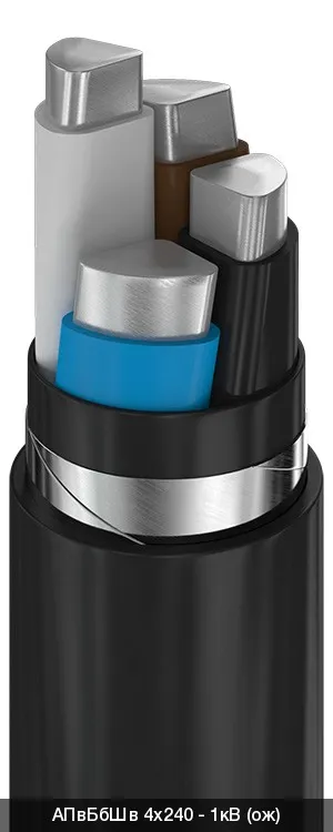 АПвБбШв 2х25+1х10 - 1кВ
