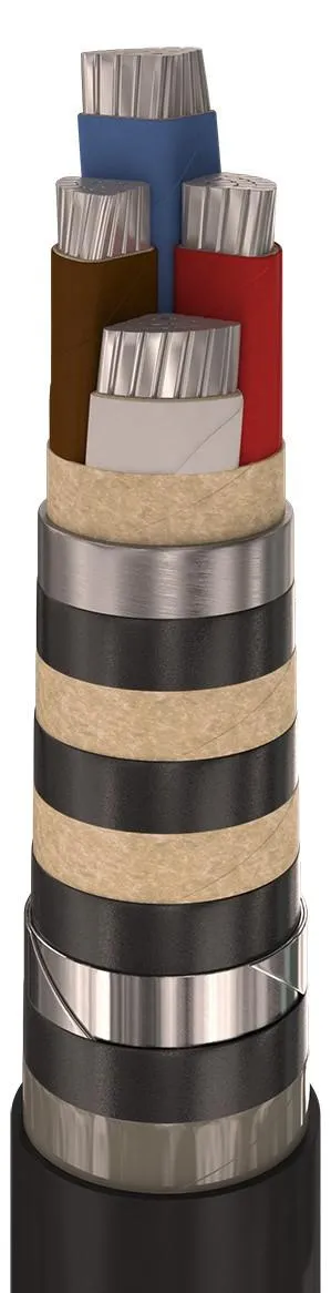 Кабели силовые с бумажно-пропитанной изоляцией АСБШв - 1кВ 