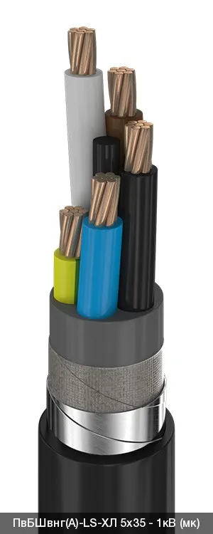 ПвБШвнг(A)-LS-ХЛ 5х6,0 - 1кВ