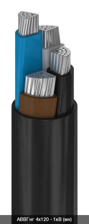 АВВГнг 2х10+1х4,0 - 1кВ