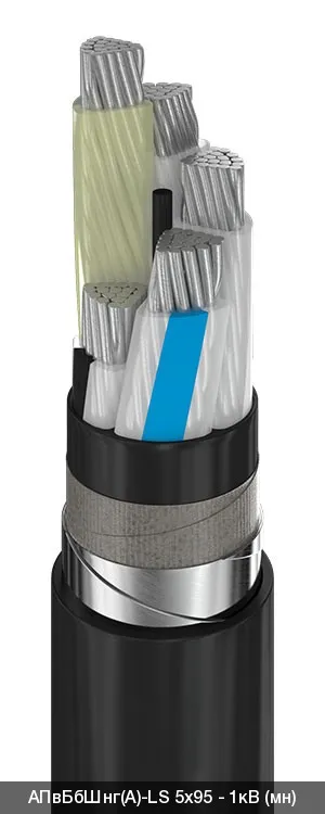 АПвБбШнг(A)-LS 3х6,0+1х4,0 - 1кВ