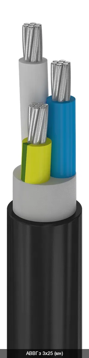 Кабели силовые с ПВХ изоляцией до 6 кВ АВВГз - 0,66кВ 