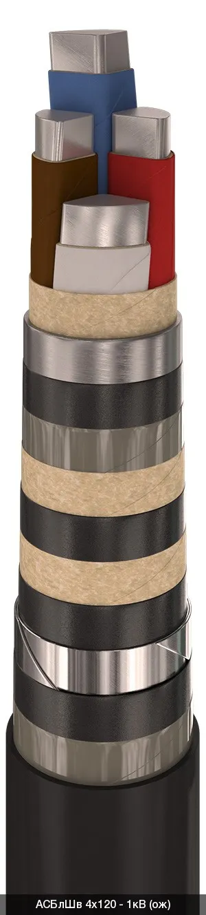 АСБлШв 3х185+1х95 - 1кВ