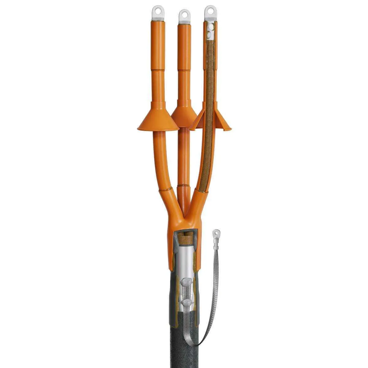 Муфта кабельная концевая 3КНТп-10-150/240 (Б) (пайка) для кабелей с бумажной изоляцией до 10 кВ