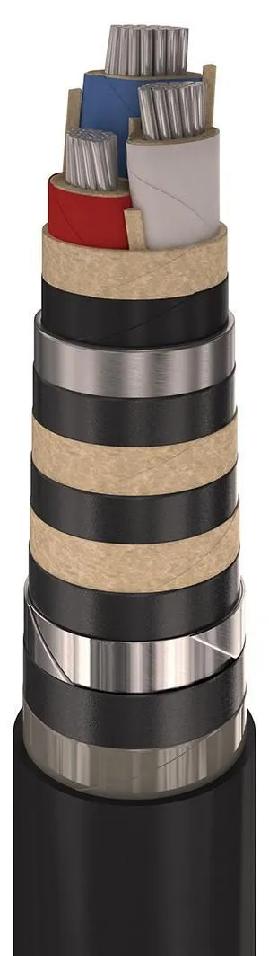 Кабели силовые с бумажно-пропитанной изоляцией АСБШв - 10кВ 