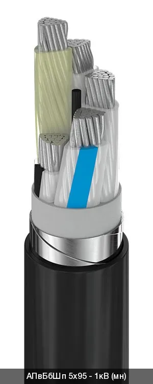 АПвБбШп 3х185+1х95 - 1кВ