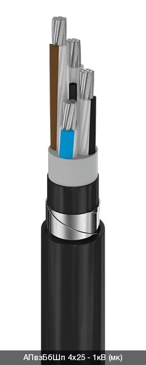 АПвзБбШп 5х70 - 1кВ