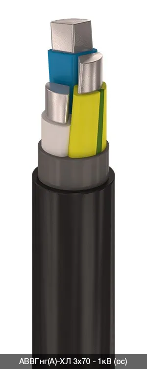 АВВГнг(A)-ХЛ 3х6,0 - 1кВ