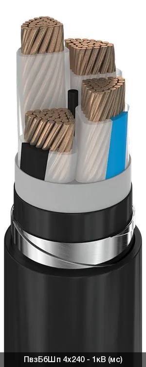 ПвзБбШп 5х185 - 1кВ