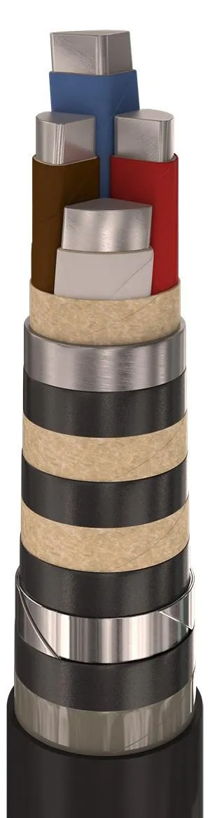 Кабели силовые с бумажно-пропитанной изоляцией АСБШв - 1кВ 