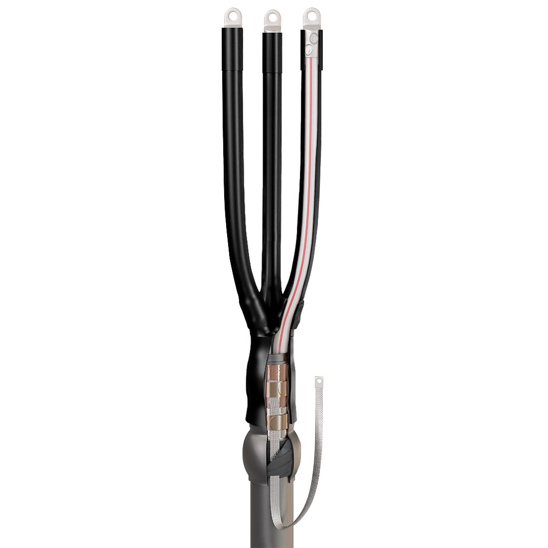 Муфта кабельная концевая 3ПКТп-6-150/240(Б) для кабелей с пластмассовой изоляцией до 6 кВ с болтовыми наконечниками