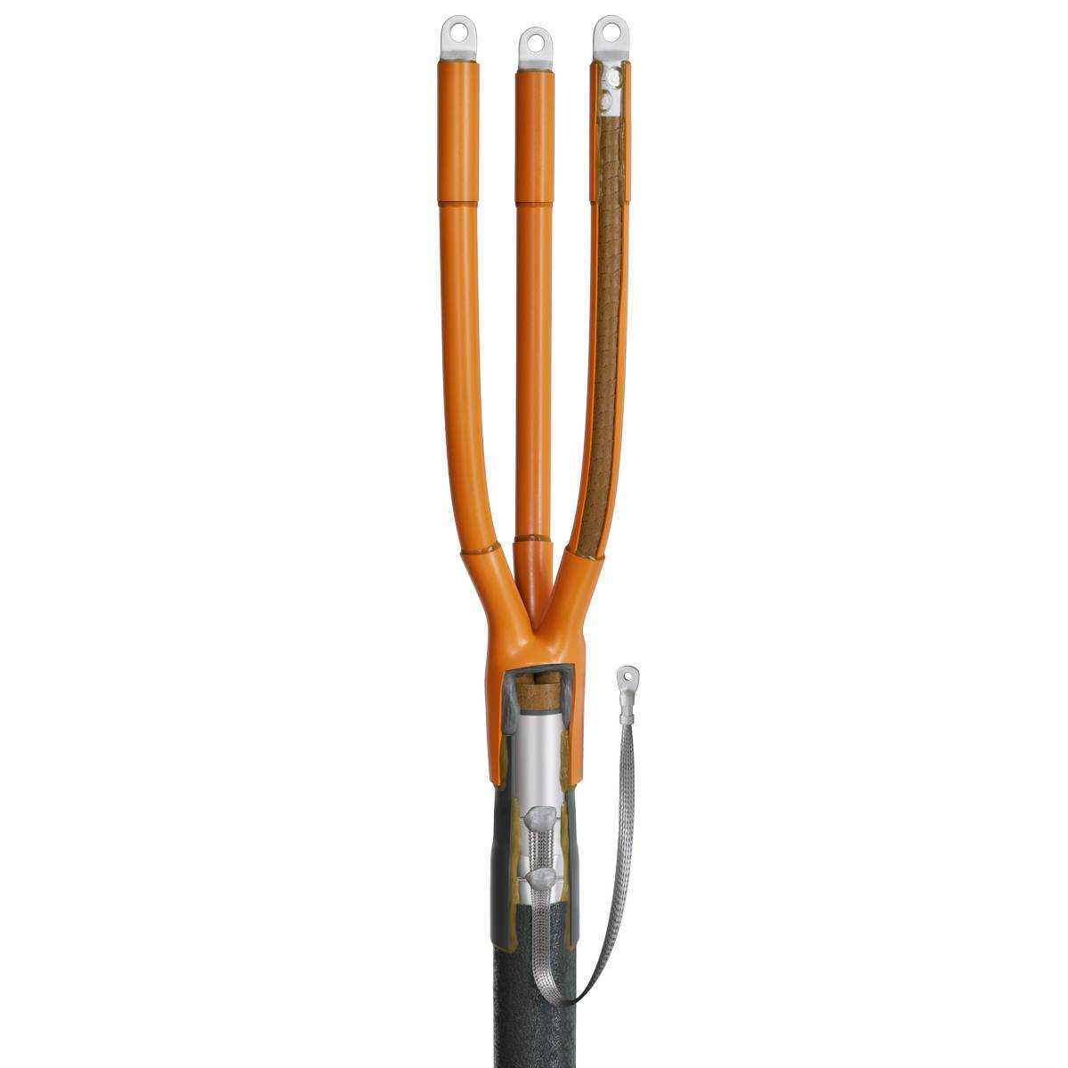 Муфта кабельная концевая 3КВТп-10-25/50 (Б) (пайка) для кабелей с бумажной изоляцией до 10 кВ